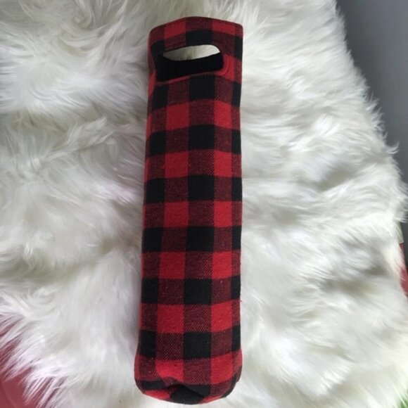Urban Outfitters Flannel Wine Gift Bag - Picture 2 of 3